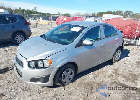2015 Chevrolet Sonic Ls Manual from USA, damaged, VIN 1G1JB5SH8F4138054